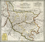 ₴ Древние карты высокого разрешения от 380 грн.: Епархия Аген, Франция