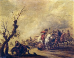 ₴ Картина батального жанра художника от 193 грн.: Конная кавалерия