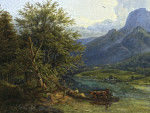 ₴ Репродукция пейзаж от 317 грн.: Хинтерзее в Берхтесгадене