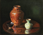 Купить натюрморт художника от 193 грн.: Натюрморт с миской и вазами