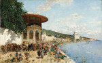 ₴ Репродукция бытовой жанр от 269 грн.: Рыночный день в Константинополе