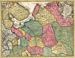 ₴ Старинная географическая карта высокого разрешения от 189 грн.: Северная Московия