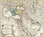 Купить старинную карту высокого разрешения от 233 грн.: Карта Османской Империи