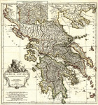 ₴ Стародавні мапи високої роздільної здатності від 266 грн.: Антична Греція