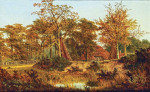 ₴ Репродукция картины пейзаж от 157 грн.: Лесной коттедж лесоруба