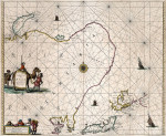 Древние карты в высоком разрешении: Северо-восточное побережье Азии От Японии до Новой Земли