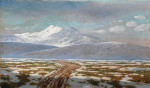 ₴ Картина пейзаж художника от 154 грн.: Вид на гору Казбек