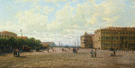 Купить от 80 грн. картину городской пейзаж: Вид дворцовой площади, Санкт-Петербург