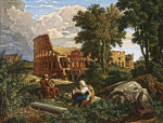₴ Репродукция пейзаж от 241 грн.: Вид на Колизей в Риме