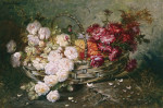 ₴ Репродукция натюрморт от 217 грн.: Цветы в корзинке
