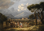 ₴ Репродукция пейзаж от 223 грн.: Сальтарелло с видом Коллизея, Рим