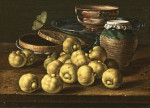 Купить натюрморт известного художника от 189 грн.: Лайм, коробка желе и посуда