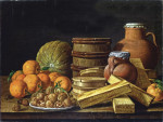 ₴ Репродукция натюрморт от 241 грн.: Апельсины и грецкие орехи