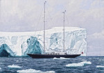 ⚓Репродукция морской пейзаж от 229 грн.: Парусная лодка в Арктике