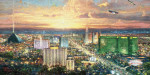₴ Репродукция городской пейзаж от 169 грн.: Живой Лас-Вегас