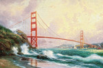 ⚓Репродукція морський пейзаж від 217 грн.: Міст "Золоті ворота", Сан-Франциско