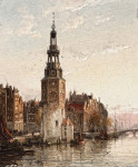 Купить от 116 грн. картину городской пейзаж: Монтелбансторен в Амстердаме