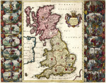 ₴ Старинная географическая карта высокого разрешения от 184 грн.: Британия