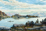 Купить от 108 грн. картину морской пейзаж: Вид на гренландский залив