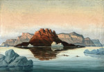 ⚓Репродукція морський краєвид від 293 грн.: Зимовий пейзаж в Уманаку, Гренландія