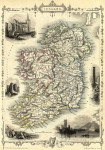 ₴ Древние карты высокого разрешения от 274 грн.: Ирландия