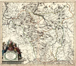 Купить древние карты в высоком разрешении: Польское Королевство и герцогство Мазовецкое