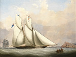 Купить от 120 грн. картину морской пейзаж: Яхта королевского западного яхтового клуба от Тенгена