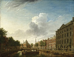 Купить от 123 грн. картину городской пейзаж: Отель Kloveniersburgwal с видом на Сен-Антонисваг-Де-Вааг