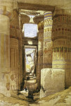 ₴ Репродукция пейзаж от 285 грн.: Колонний зал храму у Карнаку