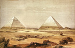 ₴ Репродукция пейзаж от 279 грн.: Піраміди Гізи
