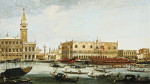 ₴ Репродукция городской пейзаж от 187 грн.: Венеция, Бучинторо возле дворца Дукале