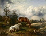 ₴ Картина бытового жанра известного художника от 195 грн.: Два коня