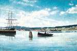 Купить от 124 грн. картину морской пейзаж: Сцена в гавани Хернесанда