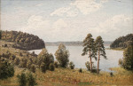 ₴ Репродукция пейзаж от 277 грн.: Мотив из озера Сайма