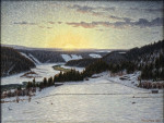 ₴ Репродукция пейзаж от 241 грн.: Зимний пейзаж