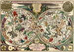 ₴ Древние карты высокого разрешения от 301 грн.: Общие карта небес и земли
