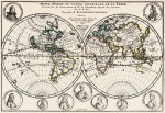 ₴ Древние карты высокого разрешения от 293 грн.: Карта мира или общая карта Земли