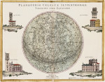 Купить древние карты в высоком разрешении: Круговая небесная карта северного неба
