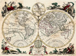 ₴ Древние карты высокого разрешения от 235 грн.: Глобус или общее описание земного шара