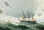 ⚓Репродукция морской пейзаж от 293 грн.: Шведский корабль