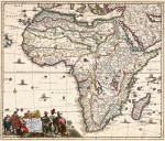 ₴ Древние карты высокого разрешения от 390 грн.: Африка