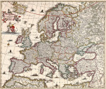 Древние карты точного представления: Европа