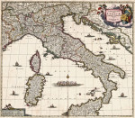 Древние карты точного представления: Италия, Сардиния и Корсика