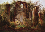 ₴ Репродукция пейзаж от 301 грн.: Руины монастыря Эльдена возле Грейсвальда