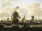 ₴ Картины морской пейзаж художника от 184 грн.: Судоходство возле Амстердама