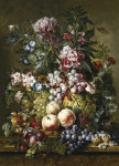Купить от 115 грн. картину натюрморт: Цветвы и фрукты