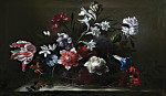 ₴ Репродукция натюрморт от 193 грн.: Цветы в корзинке