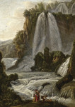 ₴ Картина пейзаж художника от 161 грн.: Водопад в Тиволи