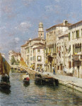₴ Репродукция городской пейзаж от 252 грн.: Канал в Венеции