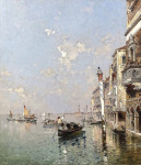 ₴ Репродукция городской пейзаж от 229 грн.: Канал Джудекка в Венеции